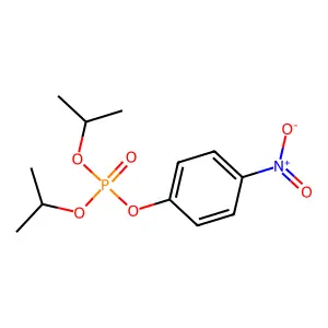 Bis(1-methylethyl) 4-nitrophenyl phosphate structure