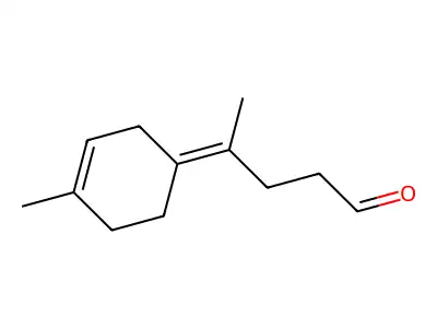 4-(4-Methylcyclohex-3-en-1-ylidene)pentanal structure