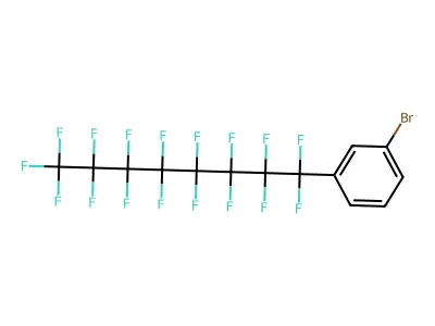 1-Bromo-3-(heptadecafluorooctyl)benzene structure