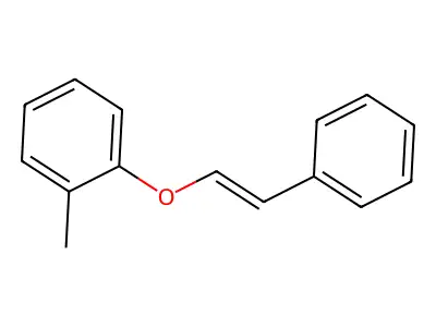 1-Methyl-2-(2-phenylethenoxy)benzene structure