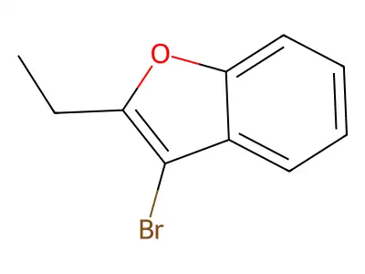 3-Bromo-2-ethyl-1-benzofuran structure
