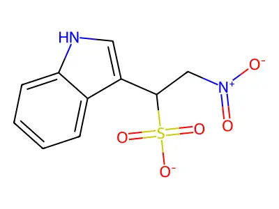 1-(1H-indol-3-yl)-2-nitroethanesulfonate structure