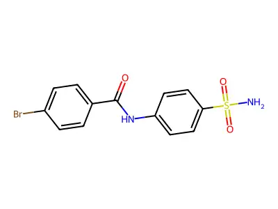 4-bromo-N-(4-sulfamoylphenyl)benzamide structure