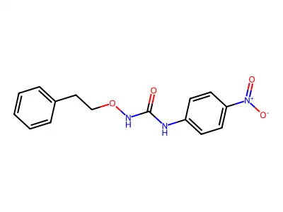 1-(4-Nitrophenyl)-3-phenethoxyurea structure