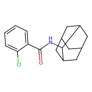 N-(adamantan-2-yl)-2-chlorobenzamide structure