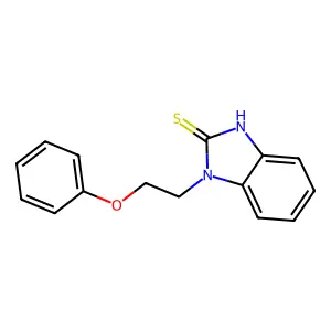 3-(2-phenoxyethyl)-1H-benzimidazole-2-thione structure