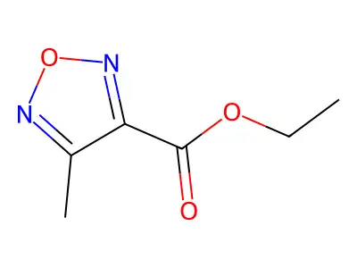 Ethyl 4-methyl-1,2,5-oxadiazole-3-carboxylate structure