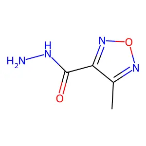 4-Methyl-1,2,5-oxadiazole-3-carboxylic acid hydrazide structure