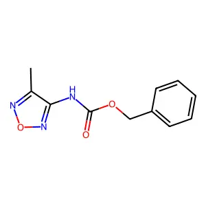 Benzyl 4-methyl-1,2,5-oxadiazol-3-ylcarbamate structure