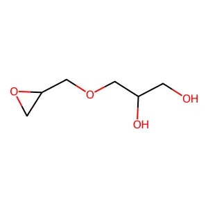 3-(Oxiran-2-ylmethoxy)propane-1,2-diol structure
