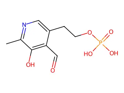 5-(2-Phosphonoethyl)pyridoxal structure
