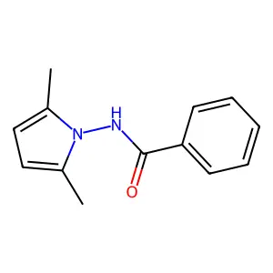 N-(2,5-dimethylpyrrol-1-yl)benzamide structure