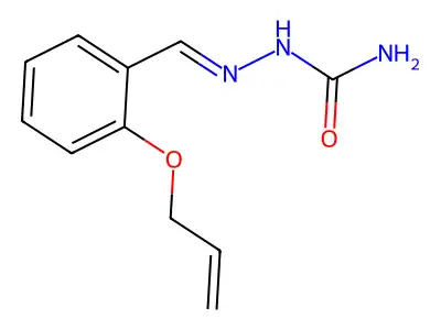 [(2-Prop-2-enoxyphenyl)methylideneamino]urea structure