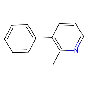 2-Methyl-3-phenylpyridine structure