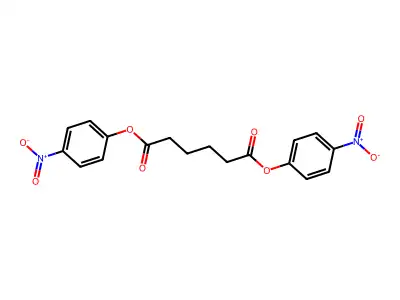 Bis(4-nitrophenyl) adipate structure