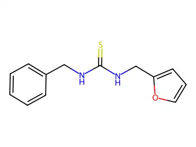 1-Benzyl-3-furfuryl-2-thiourea structure