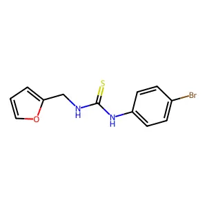 1-(4-Bromophenyl)-3-(furan-2-ylmethyl)thiourea structure