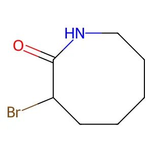 3-Bromoazocan-2-one structure
