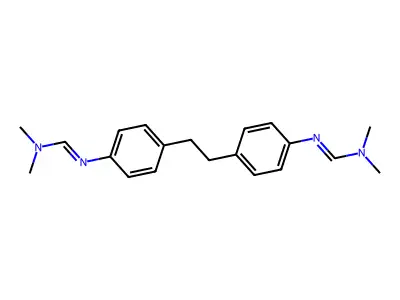 Methanimidamide, N',N'''-(1,2-ethanediyldi-4,1-phenylene)bis[N,N-dimethyl- structure