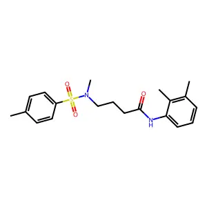N-(2,3-Dimethylphenyl)-4-(N-methyl4-methylbenzenesulfonamido)butanamide structure