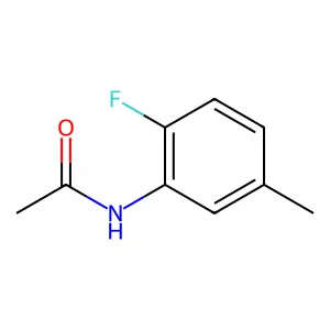 N-(2-fluoro-5-methylphenyl)acetamide structure
