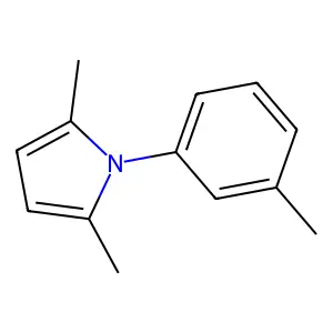 2,5-dimethyl-1-(3-methylphenyl)-1H-pyrrole structure
