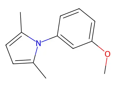 1-(3-Methoxyphenyl)-2,5-dimethylpyrrole structure