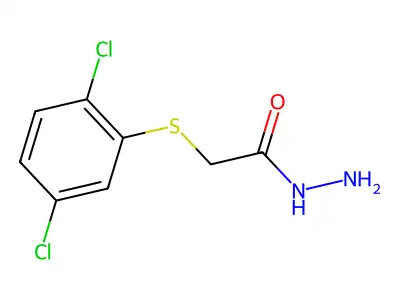 2-[(2,5-Dichlorophenyl)sulfanyl]acetohydrazide structure