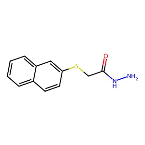 2-(2-Naphthalenylthio)acetic acid hydrazide structure