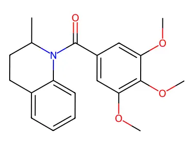 2-Methyl-1-(3,4,5-trimethoxybenzoyl)-1,2,3,4-tetrahydroquinoline structure