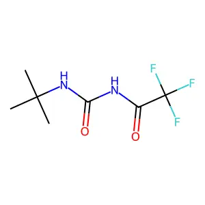 N-(tert-butylcarbamoyl)-2,2,2-trifluoroacetamide structure