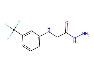 (3-Trifluoromethyl-phenylamino)-acetic acid hydrazide structure
