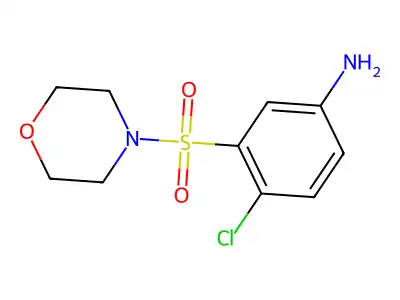 4-Chloro-3-(morpholine-4-sulfonyl)-phenylamine structure