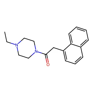1-(4-Ethylpiperazin-1-yl)-2-(naphthalen-1-yl)ethanone structure