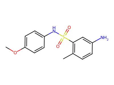 5-amino-N-(4-methoxyphenyl)-2-methylbenzene-1-sulfonamide structure
