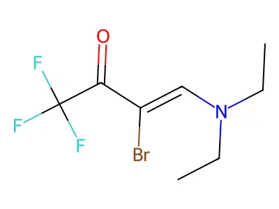 3-Buten-2-one, 3-bromo-4-(diethylamino)-1,1,1-trifluoro- structure