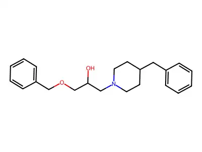 1-(Benzyloxy)-3-(4-benzylpiperidin-1-yl)propan-2-ol structure