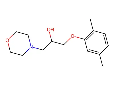 1-(2,5-Dimethylphenoxy)-3-(morpholin-4-yl)propan-2-ol structure