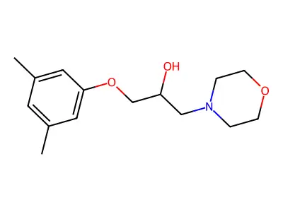 1-(3,5-Dimethylphenoxy)-3-morpholin-4-ylpropan-2-ol structure