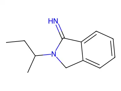 2-Sec-butyl-1-isoindolinimine structure