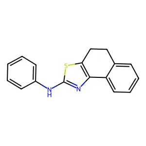 4,5-Dihydrobenzo[e]benzothiazol-2-ylphenylamine structure