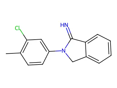 2-(3-chloro-4-methylphenyl)-2,3-dihydro-1H-isoindol-1-imine structure