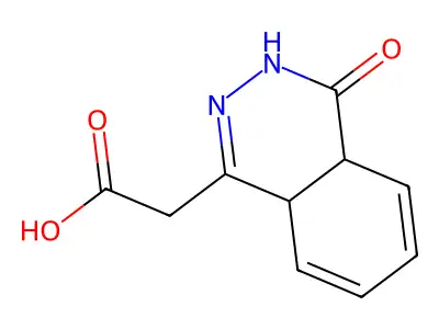 2-(4-Oxo-3,4-dihydrophthalazin-1-yl)acetic acid structure