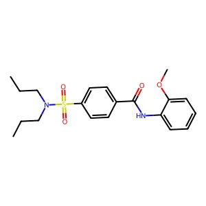 4-(dipropylsulfamoyl)-N-(2-methoxyphenyl)benzamide structure