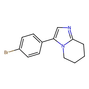 3-(4-Bromophenyl)-5,6,7,8-tetrahydroimidazo[1,2-a]pyridine structure