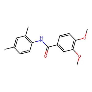 N-(2,4-dimethylphenyl)-3,4-dimethoxybenzamide structure