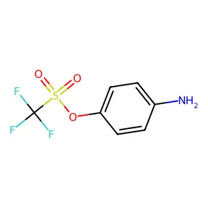Methanesulfonic acid, trifluoro-, 4-aminophenyl ester structure