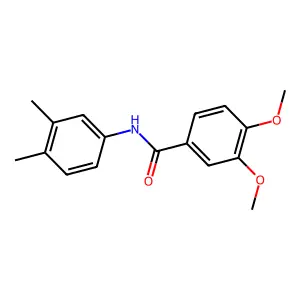 N-(3,4-dimethylphenyl)-3,4-dimethoxybenzamide structure