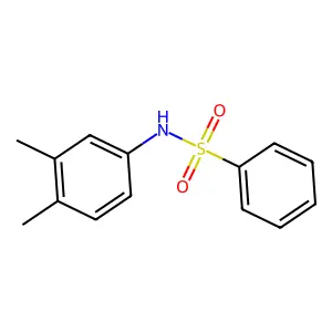 N-(3,4-Dimethylphenyl)benzenesulfonamide structure