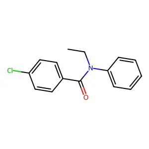 4-chloro-N-ethyl-N-phenylbenzamide structure